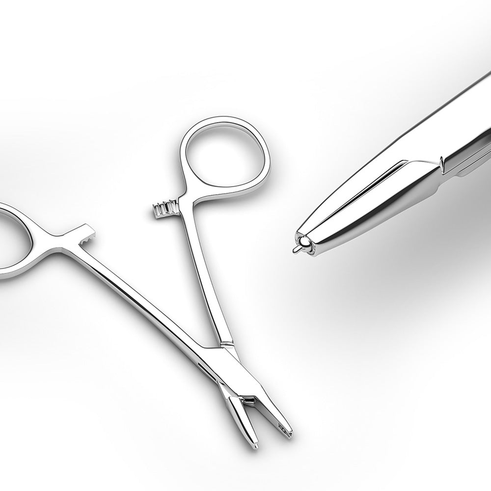 Dermal Anchor Holder Tube Hemostat Forceps For Dermal Tops Piercing Tools