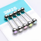 Detail View 1 of 5 Pcs Pack of Assorted Color Iridescent Revo Top Steel Barbells