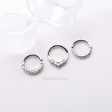 Detail View 1 of 3 Pcs of Assorted Essential Bendable Hoop Ring Package