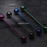 Detail View 1 of Colorline Basic Industrial Barbell-Purple