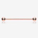 Rose Gold PVD Basic Industrial Barbell