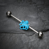 Detail View 1 of Evil Octopus Industrial Barbell-Blue