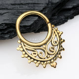 Detail View 1 of Golden Bali Majestic Brass Bendable Twist Hoop Ring