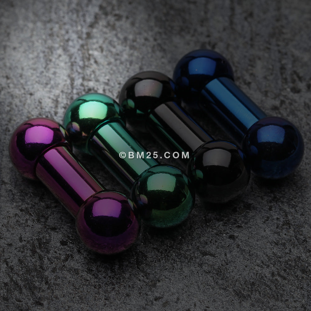 Detail View 2 of Colorline PVD Basic Steel Barbell-Purple