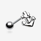 Classic Anchor Steel Barbell-Steel