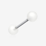 Glow in the Dark UV Acrylic Barbell Tongue Ring