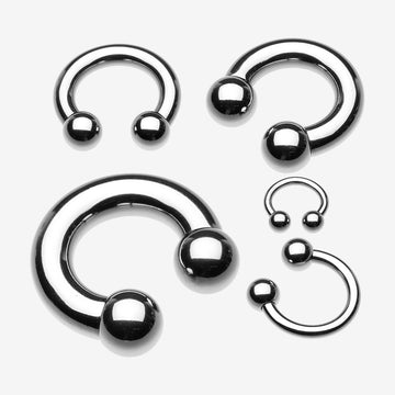Circular Horseshoe Barbells - BM25 Body Jewelry