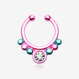 Colorline Gem Grandiose Fake Septum Clip-On Ring