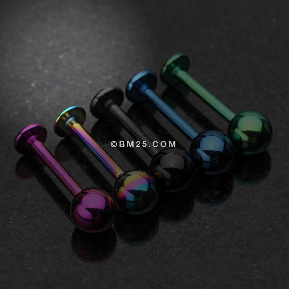 Detail View 1 of Colorline PVD Basic Steel Labret-Blue