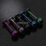 Detail View 1 of Colorline PVD Basic Steel Labret-Purple