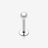 Luster Pearlescent Ball Steel Labret