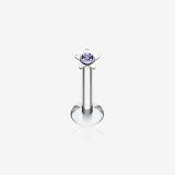 Sparkle Star Top Internally Threaded Labret