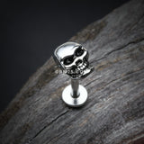 Detail View 1 of Apocalyptic Skull Steel Labret