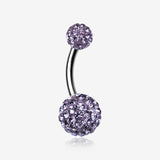 Classic Multi-Gem Sparkle Belly Ring