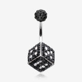 Ice Dice Multi-Gem Sparkle Belly Button Ring