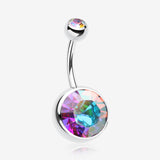 The Giant Sparkle Gem Ball Belly Button Ring