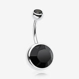 The Giant Sparkle Gem Ball Belly Button Ring