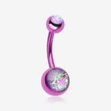 Colorline Opal Sparkle Shower Belly Button Ring