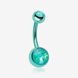 Colorline Opal Sparkle Shower Belly Button Ring