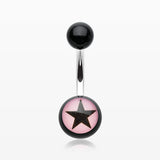Nova Star Acrylic Belly Button Ring*