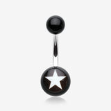 Nova Star Acrylic Belly Button Ring