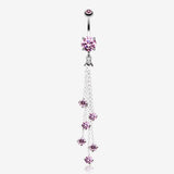 Lustre Drops Belly Button Ring