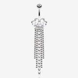 Butterfly Dazzle Showers Belly Button Ring