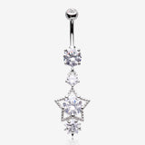 Star Sparkle Shine Belly Button Ring