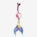 Colorline Mystic Mermaid Sparkle Belly Button Ring