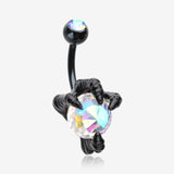 Blackline Dragon's Claw Paragon Belly Button Ring