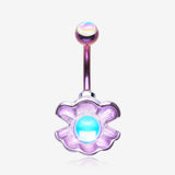 Colorline Iridescent Revo Ariel's Shell Belly Button Ring