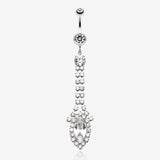 Marquise Chandelier Belly Ring
