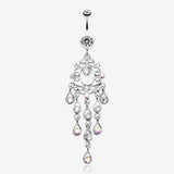 Classic Chandelier Sparkle Belly Ring