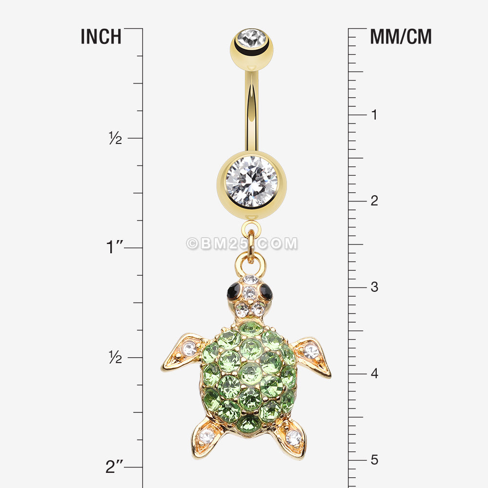 New Fashion Ring size 7 Turtle Shaped Gold Plated Green Sea Glass Pura Vida  Bag | eBay