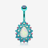 Colorline Eirene Opal Belly Button Ring