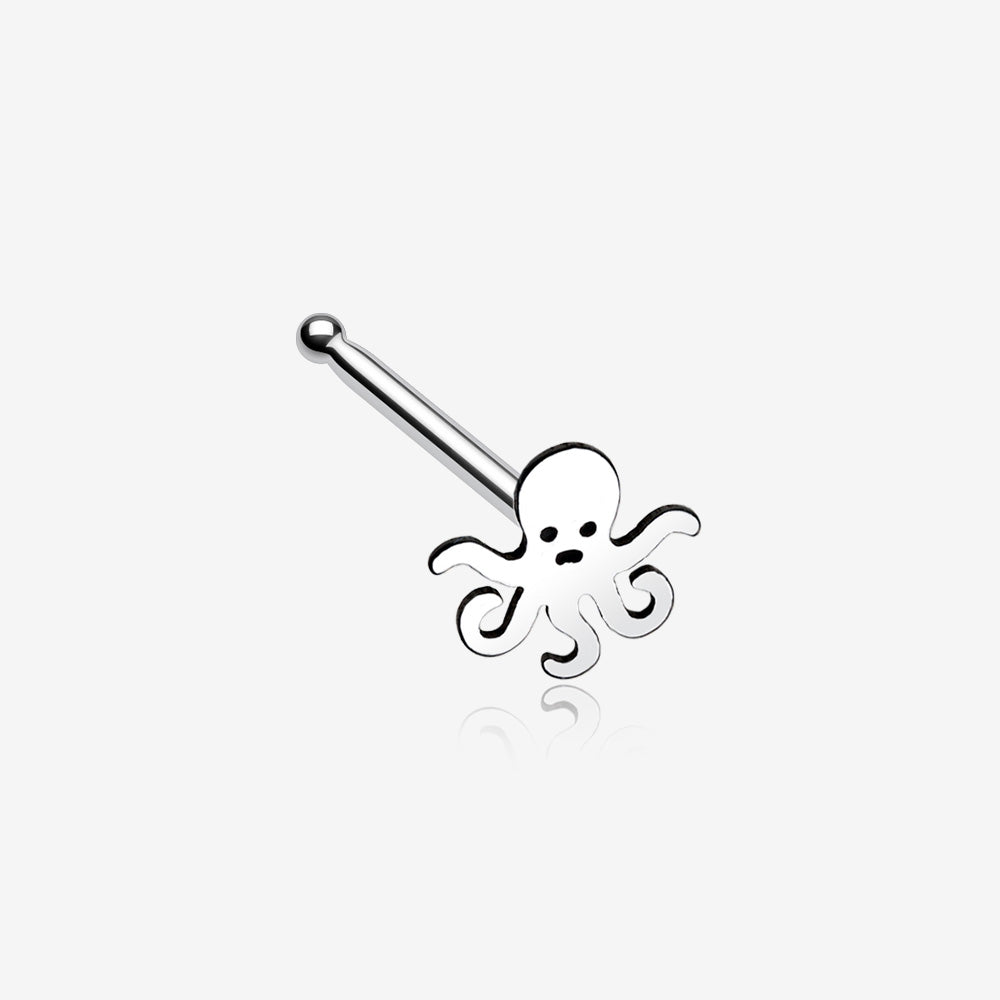 Evil Octopus Nose Stud Ring-Steel