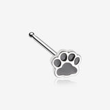 Adorable Paw Print Nose Stud Ring