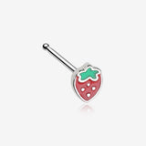 Adorable Strawberry Nose Stud Ring