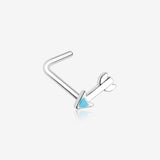 Classic Dainty Arrow L-Shaped Nose Ring