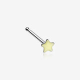 Glow in the Dark Star Nose Stud Ring