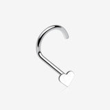 Steel Heart Nose Screw Ring-Steel