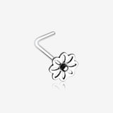 Daisy Breeze Flower L-Shaped Nose Ring
