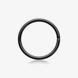 Colorline Basic Steel Bendable Hoop Ring-Black