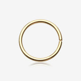 Gold PVD Basic Steel Bendable Hoop Ring