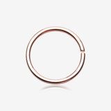 Rose Gold PVD Basic Steel Bendable Hoop Ring