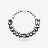Bali Beads Spherule Bendable Hoop Ring