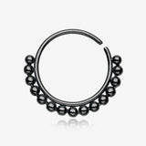 Blackline Bali Beads Spherule Bendable Hoop Ring