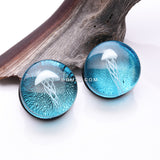 Detail View 1 of A Pair of Wicked Jellyfish Double Flared Glass Plug