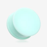 A Pair Of Soft Pastel Silicone Double Flared Plug
