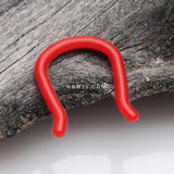 Detail View 1 of Bio-Flexible Soft Touch Septum Retainer-Red